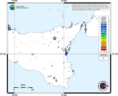 Mappa MCS - territori località