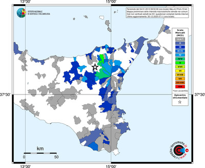 Mappa MCS - territori comuni