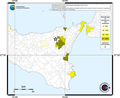 Mappa territorio comunale con almeno 3 questionari