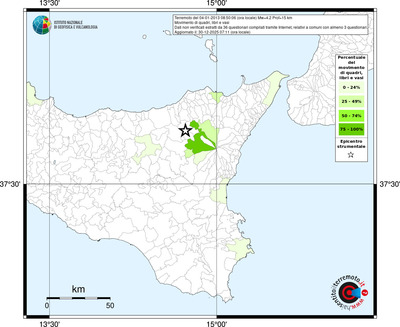 Mappa territorio comunale con almeno 3 questionari