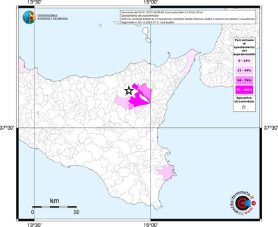 Mappa territorio comunale con almeno 3 questionari