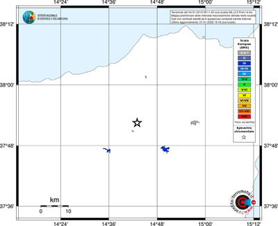 Mappa EMS - territori località