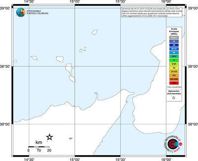 Mappa EMS - territori località
