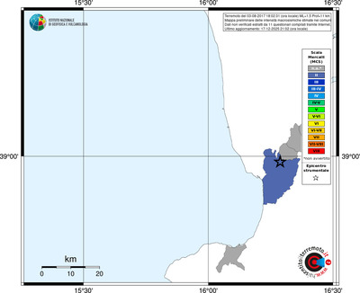 Mappa MCS - territori comuni