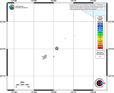 Mappa EMS - territori località