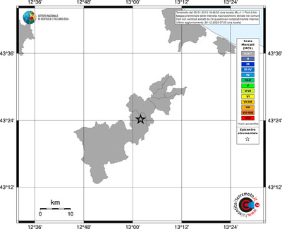 Mappa MCS - territori comuni