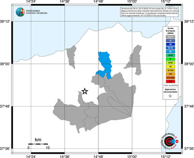 Mappa EMS - territori comuni