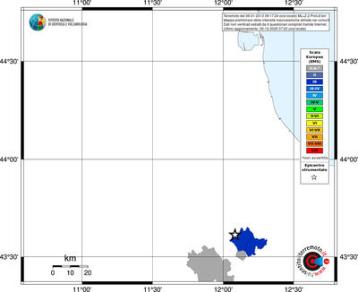 Mappa EMS - territori comuni