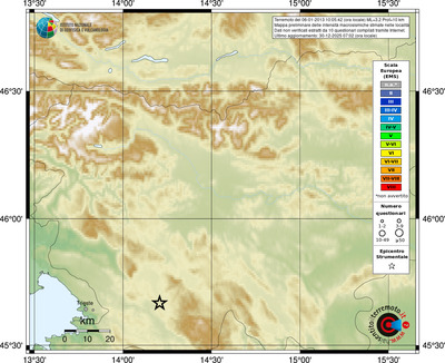 Mappa EMS - località