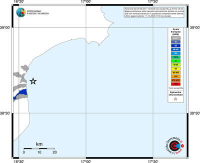 Mappa EMS - territori comuni