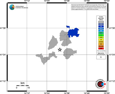 Mappa MCS - territori comuni
