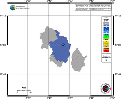 Mappa MCS - territori comuni