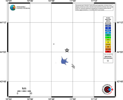 Mappa MCS - territori località