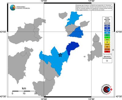 Mappa MCS - territori comuni