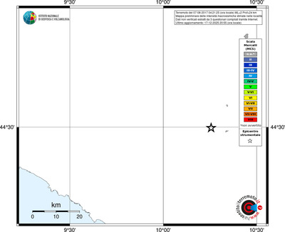 Mappa MCS - territori località