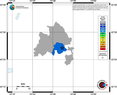 Mappa MCS - territori comuni