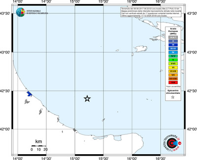 Mappa EMS - territori località