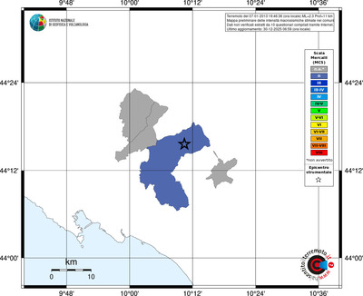 Mappa MCS - territori comuni