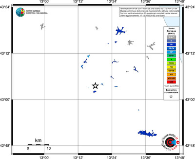 Mappa EMS - territori località