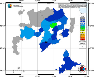 Mappa EMS - territori comuni