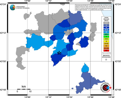Mappa MCS - territori comuni