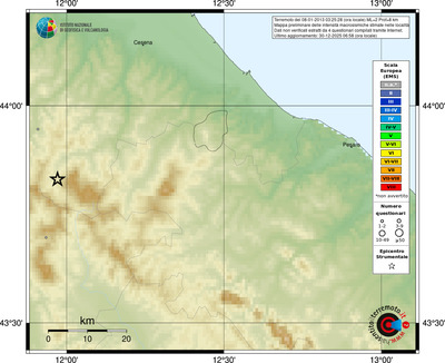 Mappa EMS - località