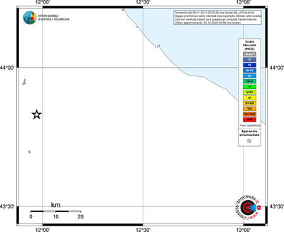 Mappa MCS - territori località