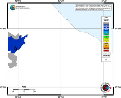 Mappa MCS - territori comuni