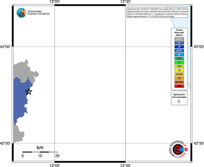 Mappa MCS - territori comuni