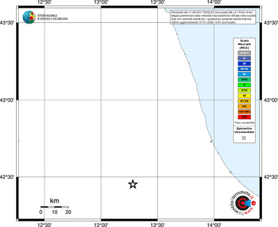 Mappa MCS - territori località