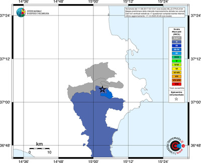 Mappa MCS - territori comuni