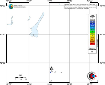 Mappa MCS - territori località