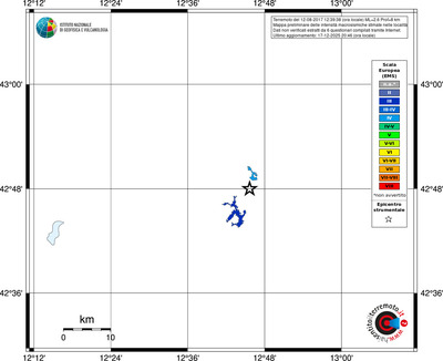 Mappa EMS - territori località