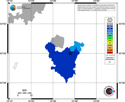 Mappa MCS - territori comuni