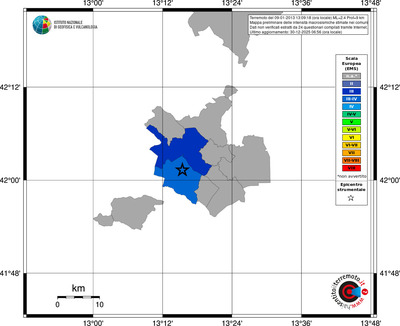 Mappa EMS - territori comuni