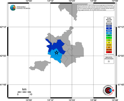 Mappa MCS - territori comuni