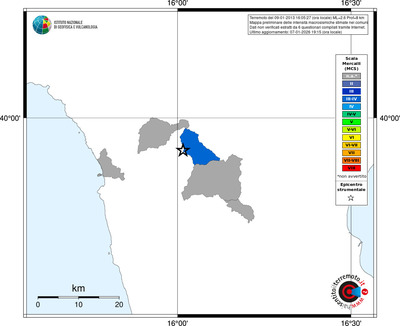 Mappa MCS - territori comuni