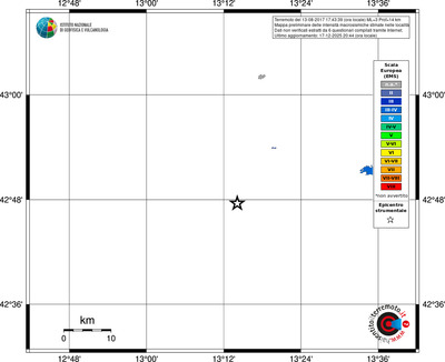 Mappa EMS - territori località