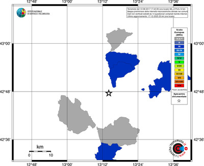 Mappa EMS - territori comuni