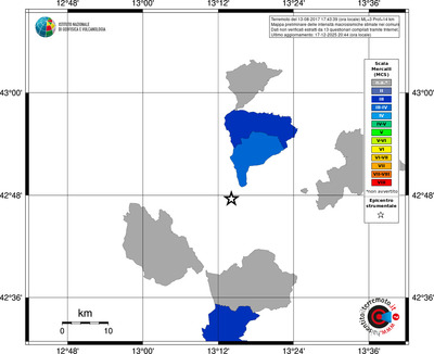 Mappa MCS - territori comuni