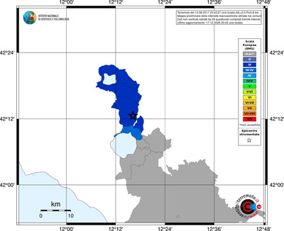 Mappa EMS - territori comuni