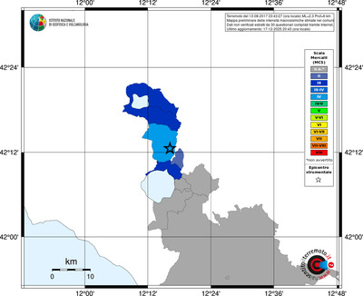 Mappa MCS - territori comuni