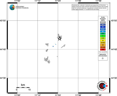 Mappa EMS - territori località