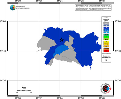 Mappa EMS - territori comuni