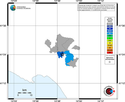 Mappa MCS - territori comuni