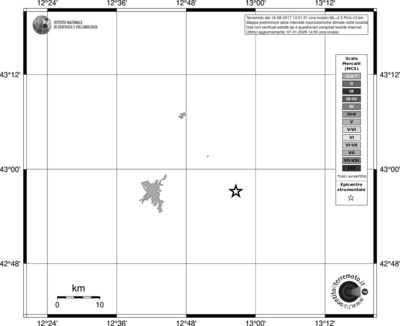 Mappa MCS - territori località