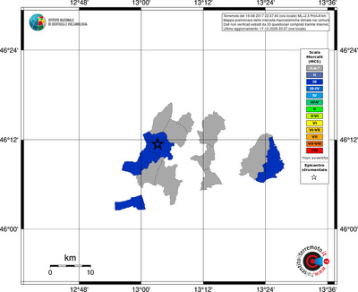 Mappa MCS - territori comuni