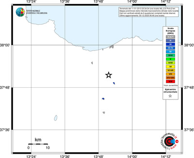 Mappa EMS - territori località