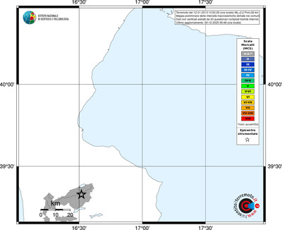 Mappa MCS - territori comuni