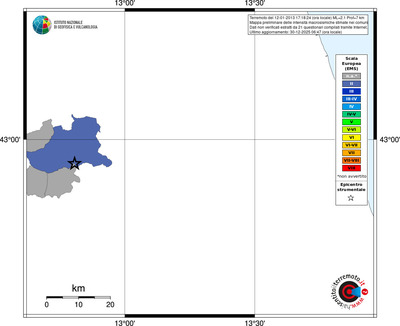 Mappa EMS - territori comuni